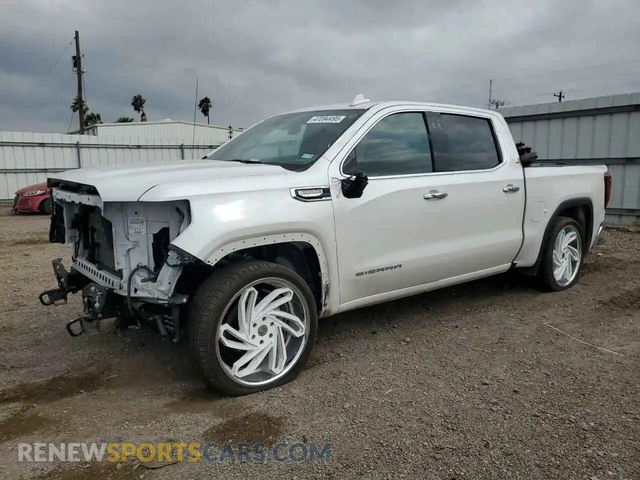 1 Photograph of a damaged car 3GTPHDED6RG136135 GMC SIERRA 2024