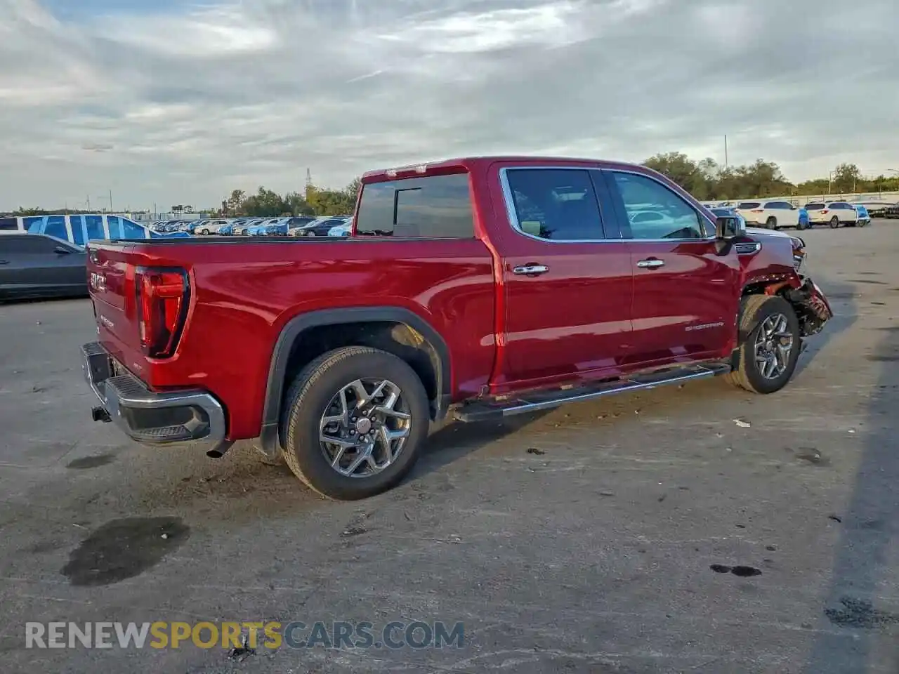 3 fotografías del automóvil dañado 3GTPHDED6RG439125 GMC SIERRA 2024