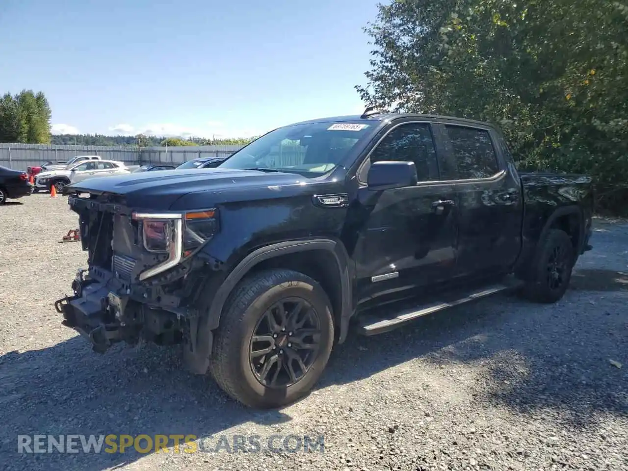 1 Photograph of a damaged car 3GTPUCEK5RG393467 GMC SIERRA 2024
