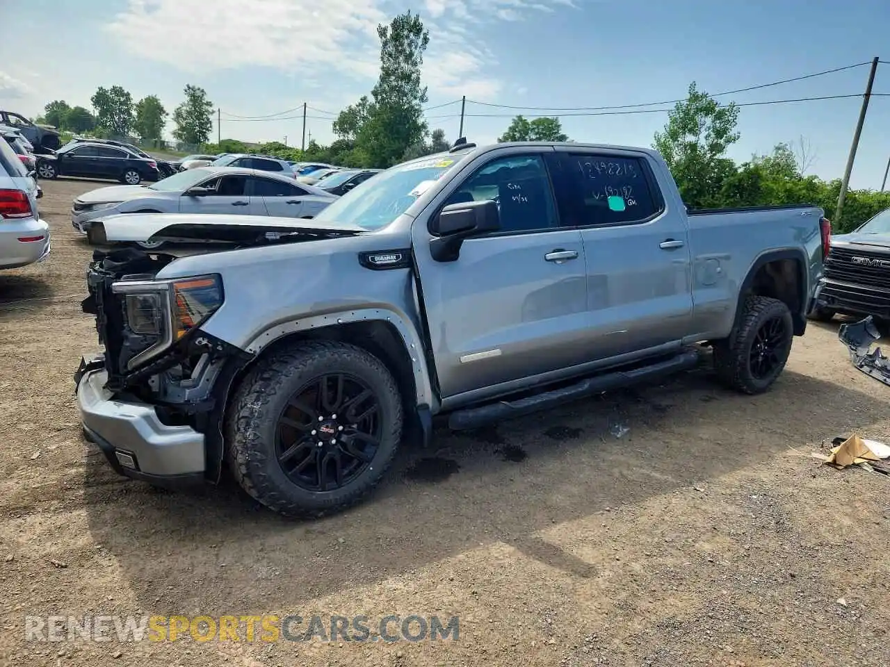 1 Photograph of a damaged car 3GTUUCE87RG197182 GMC SIERRA 2024