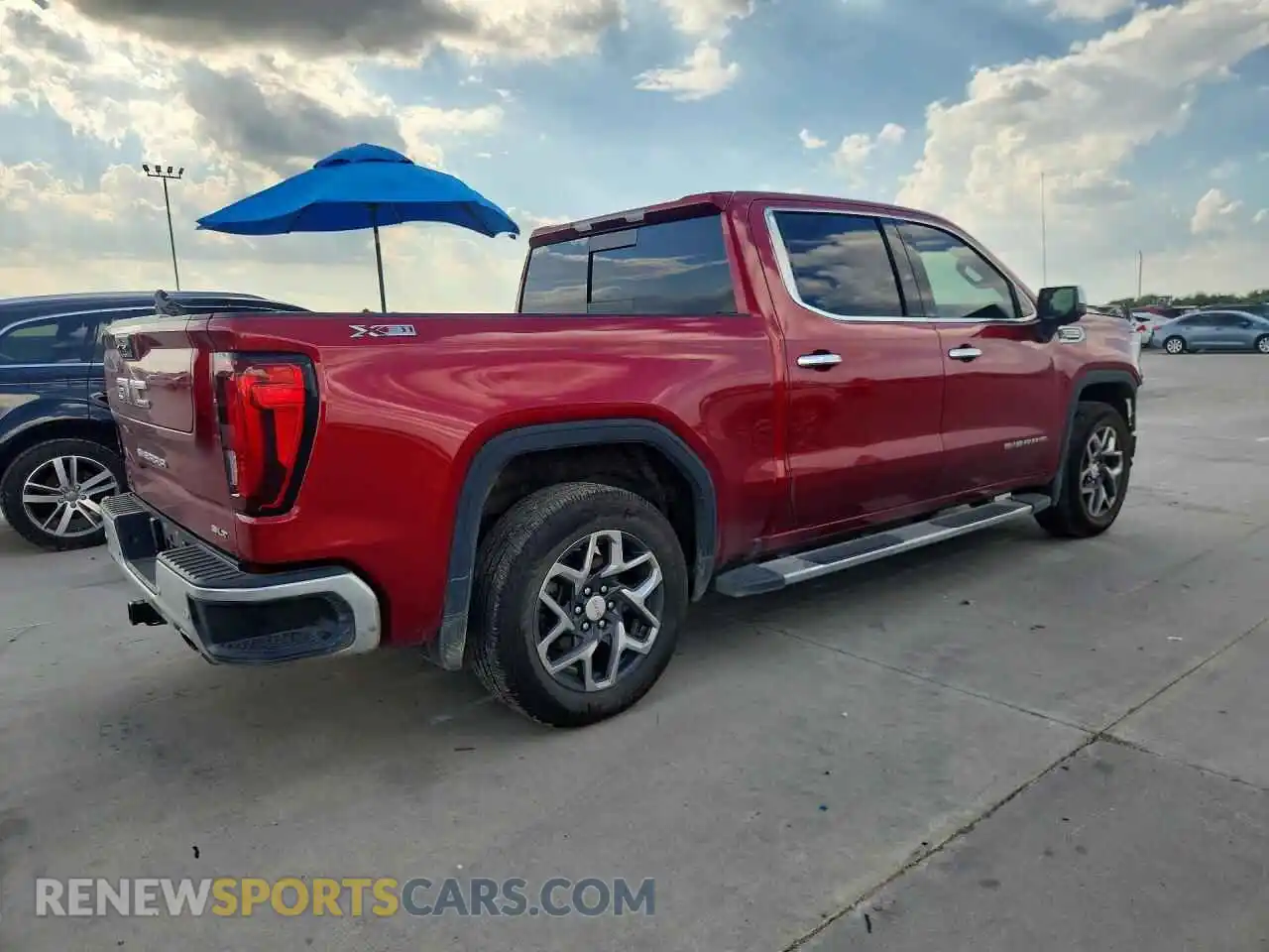 3 fotografías del automóvil dañado 3GTUUDED3RG122689 GMC SIERRA 2024