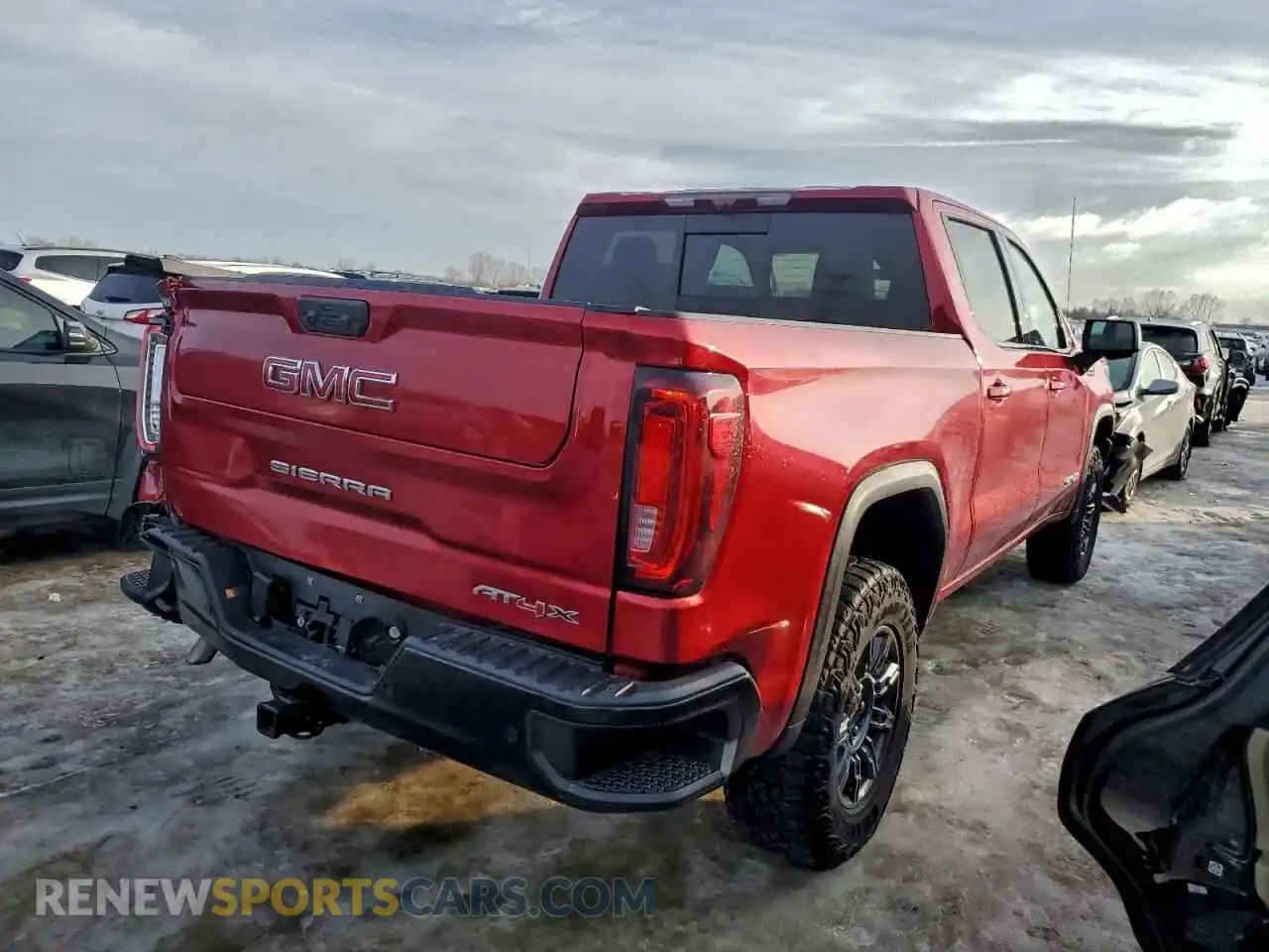 3 fotografías del automóvil dañado 3GTUUFEL0RG266168 GMC SIERRA 2024