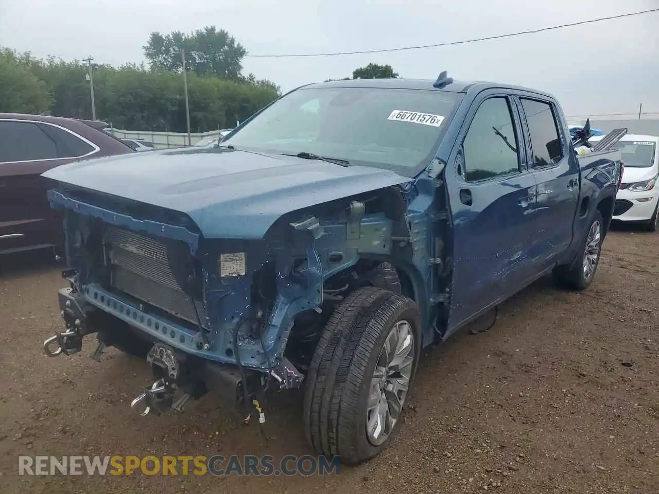 1 Photograph of a damaged car 3GTUUGED1RG286301 GMC SIERRA 2024