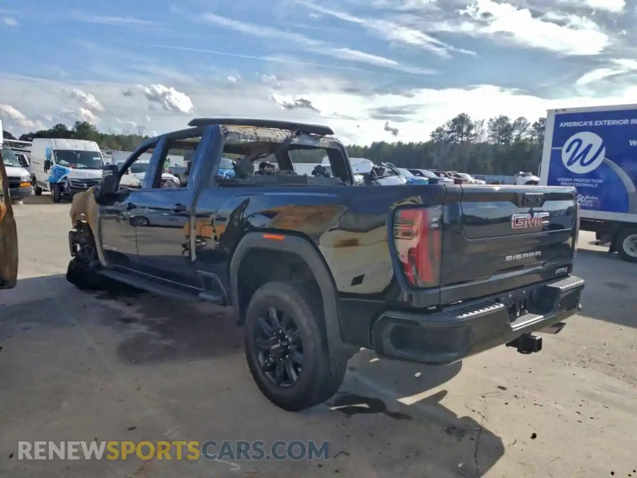 2 Photograph of a damaged car 1GT4UPE73SF105653 GMC SIERRA 2025