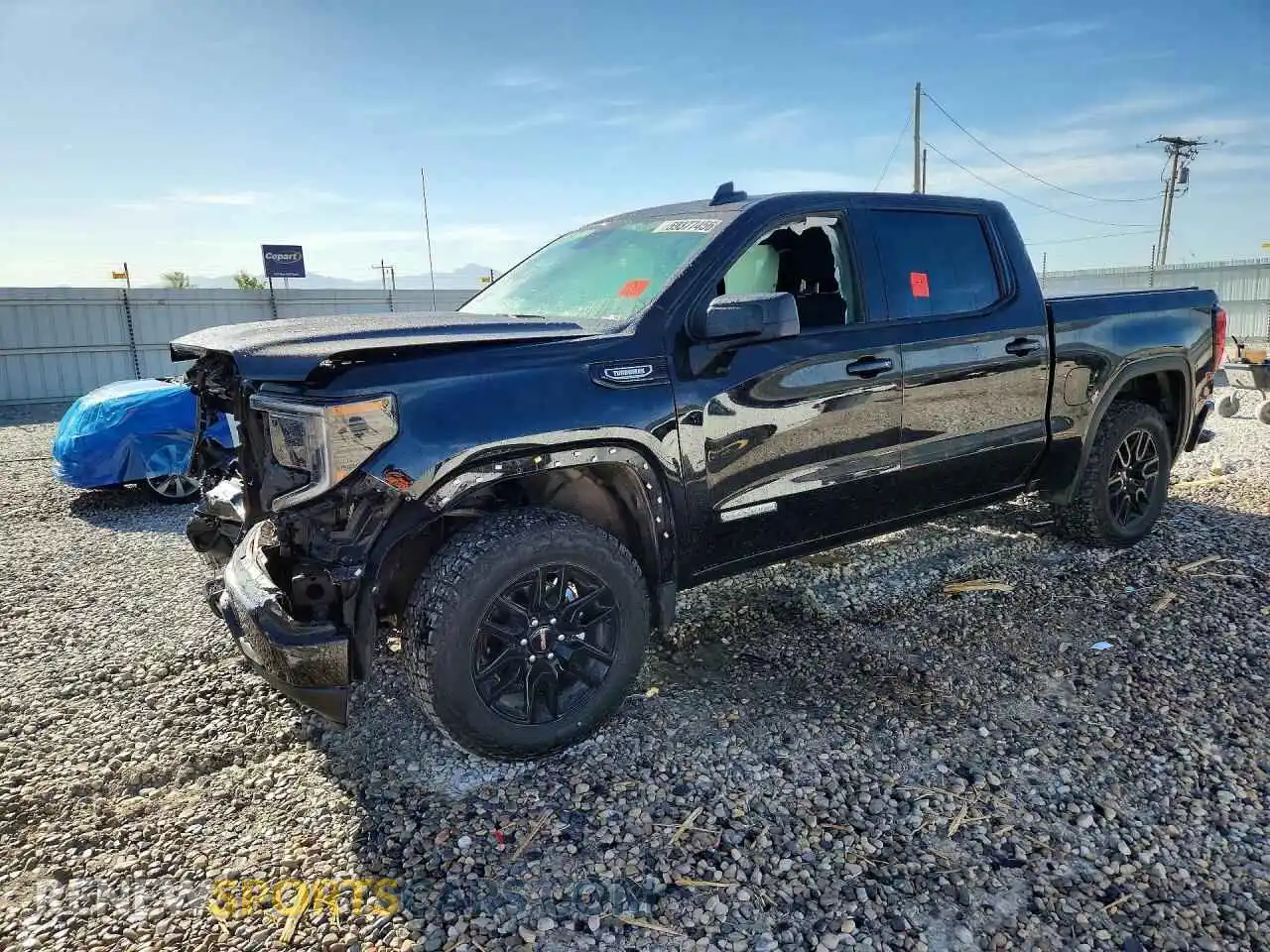 1 Photograph of a damaged car 1GTPHCEK2SZ212299 GMC SIERRA 2025