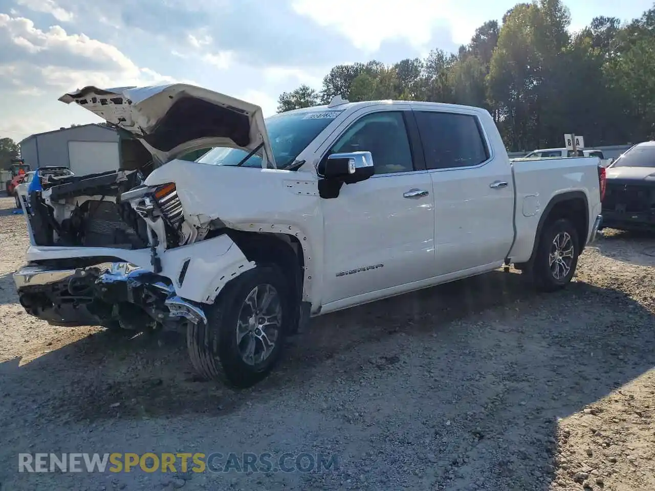 1 Photograph of a damaged car 1GTPHDED8SZ194205 GMC SIERRA 2025