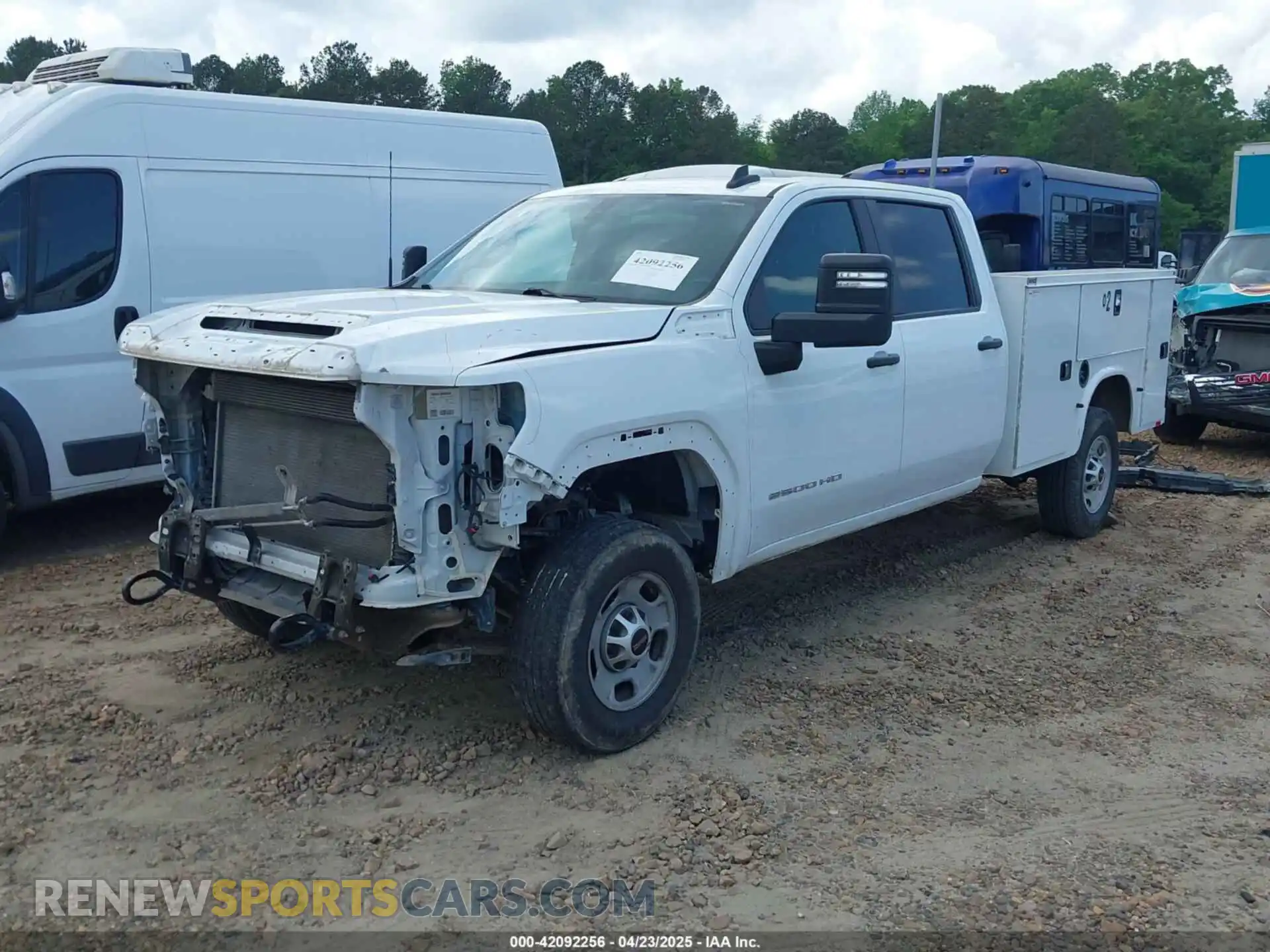2 Photograph of a damaged car 1GD18LE79PF187634 GMC SIERRA 2500HD 2023