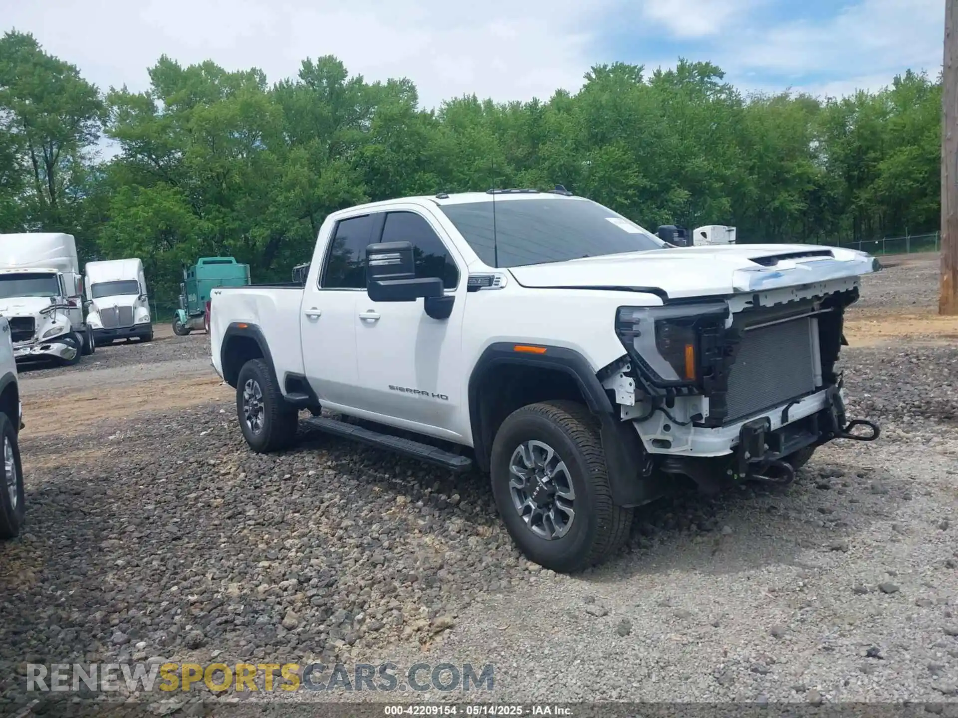 1 Photograph of a damaged car 1GT59ME79RF448708 GMC SIERRA 2500HD 2024