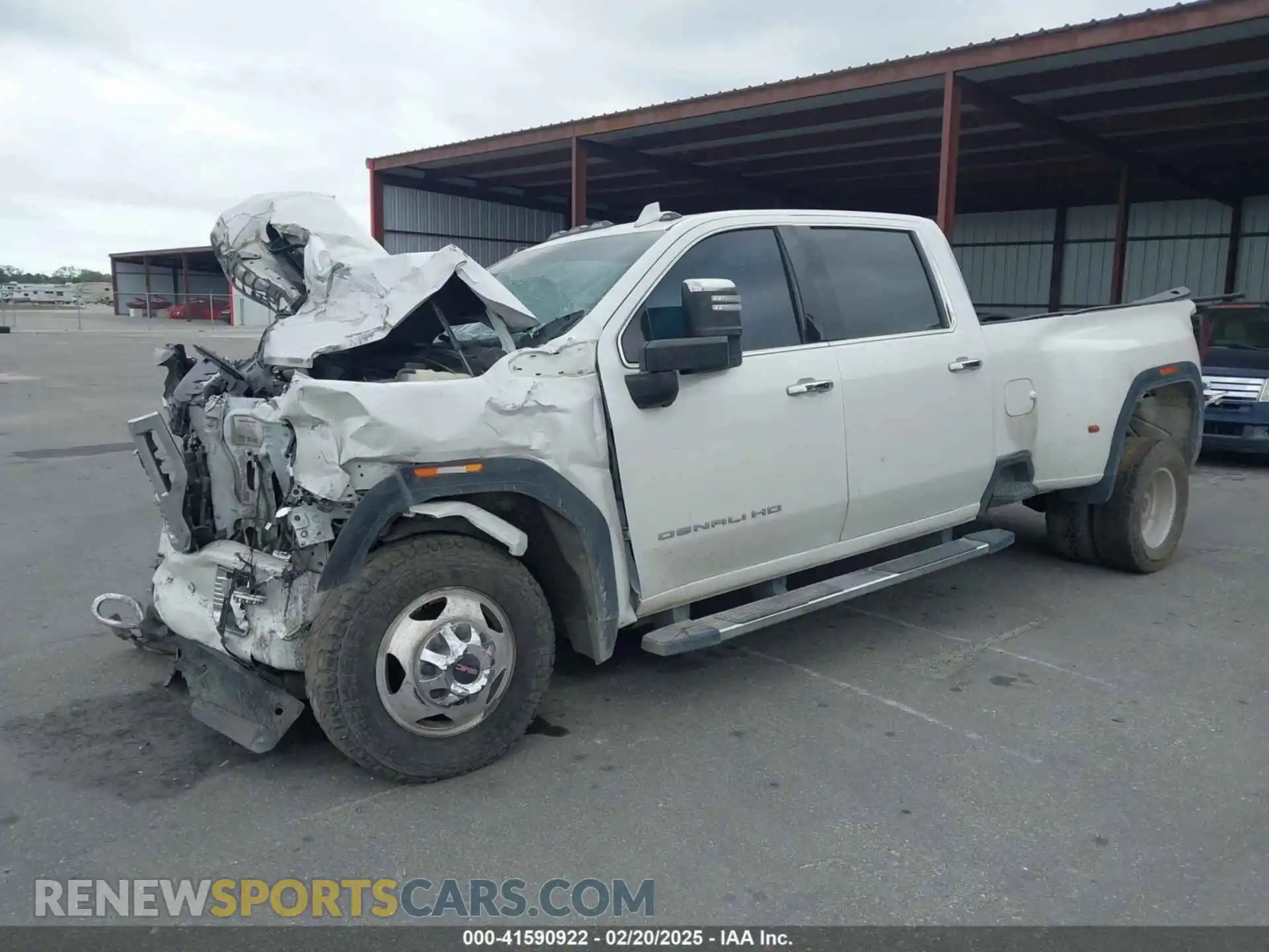 2 Photograph of a damaged car 1GT49WEY7MF181559 GMC SIERRA 3500HD 2021