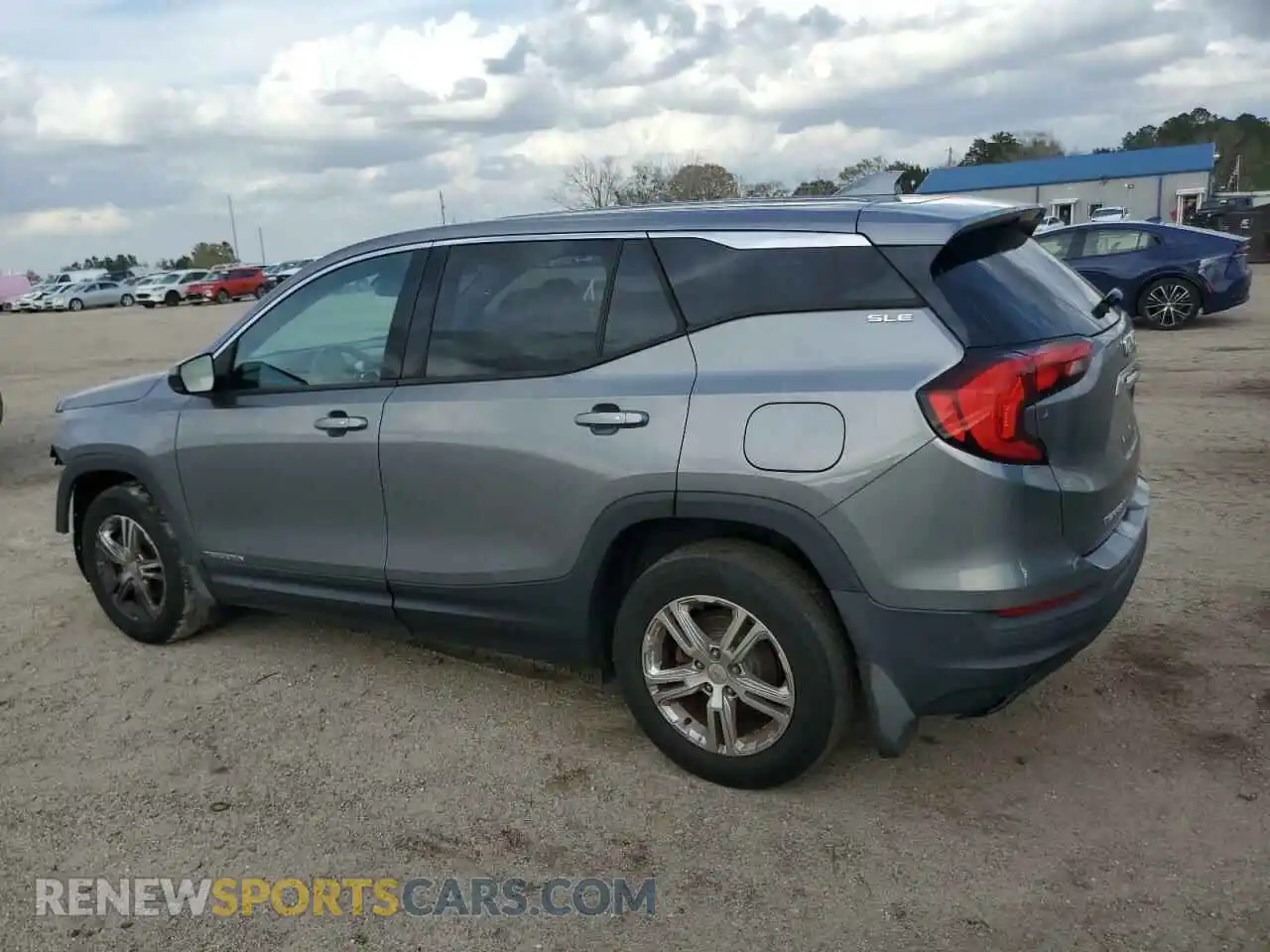 2 fotografías del automóvil dañado 3GKALMEV0KL231028 GMC TERRAIN 2019