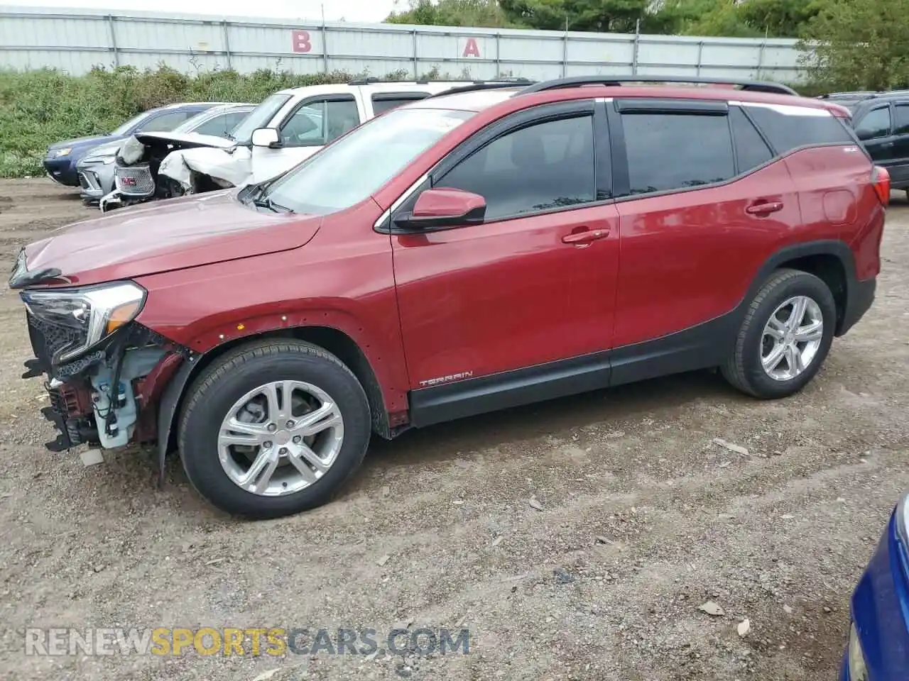 1 Photograph of a damaged car 3GKALMEV0KL396366 GMC TERRAIN 2019