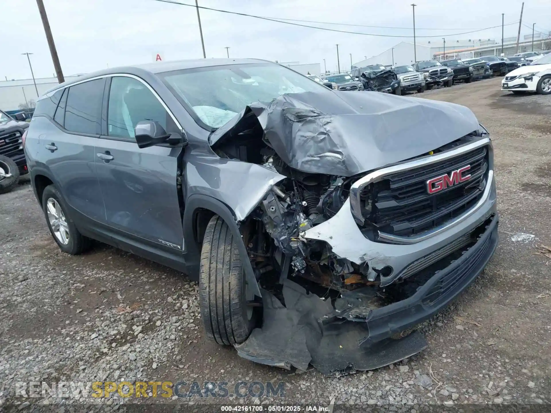 1 Photograph of a damaged car 3GKALMEV1KL222743 GMC TERRAIN 2019
