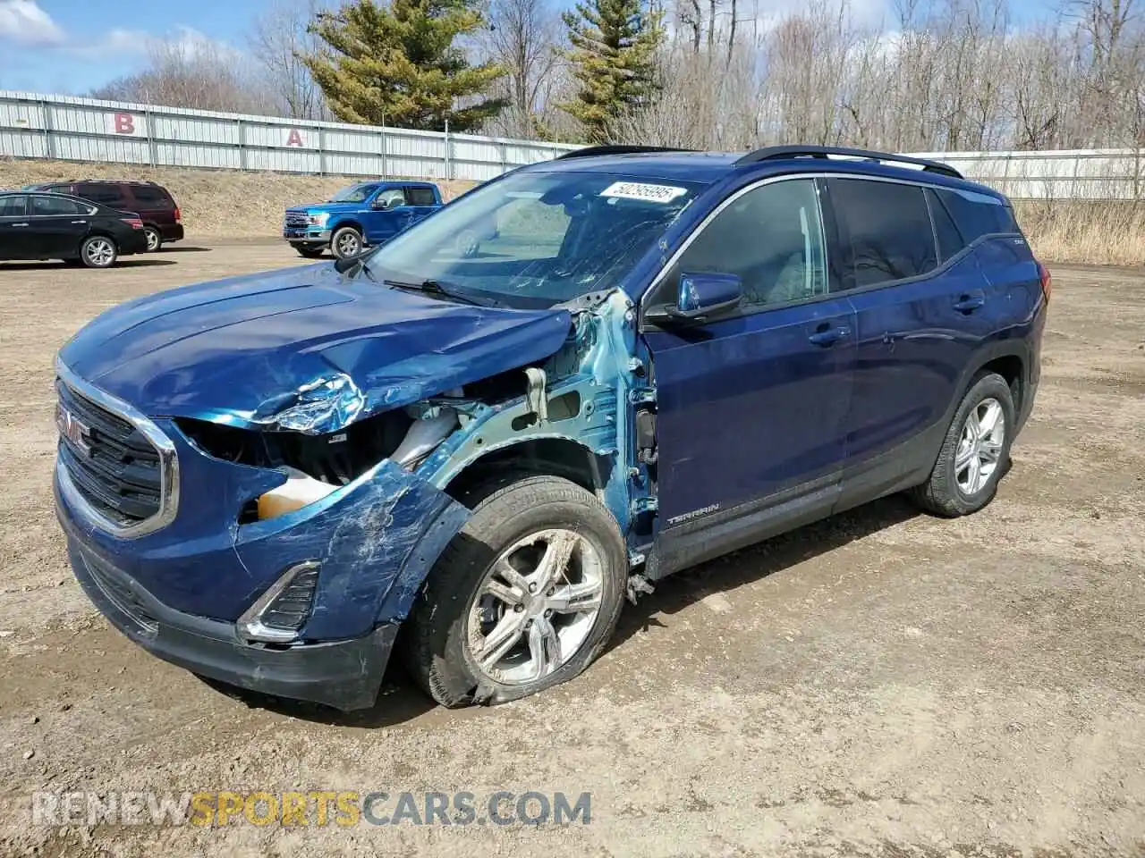 1 Photograph of a damaged car 3GKALMEV1KL345510 GMC TERRAIN 2019