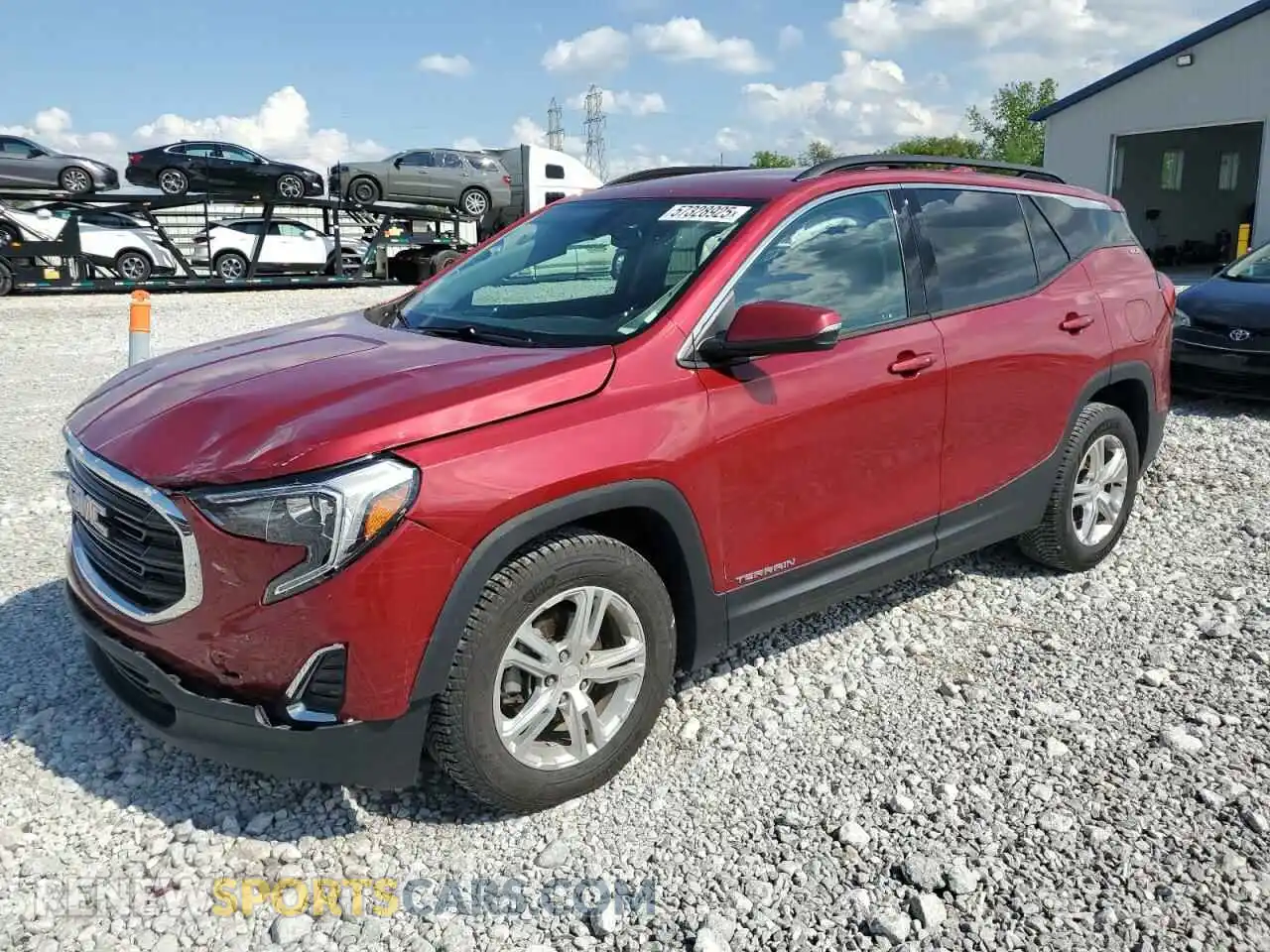 1 Photograph of a damaged car 3GKALMEV2KL101395 GMC TERRAIN 2019