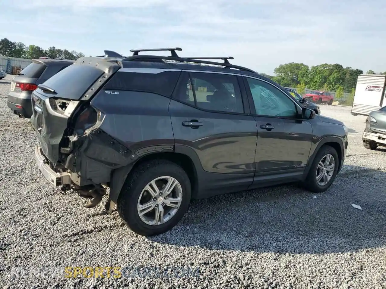3 Photograph of a damaged car 3GKALMEV2KL136695 GMC TERRAIN 2019