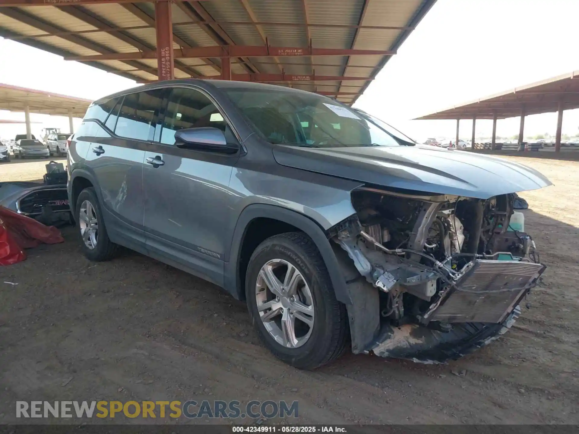 1 Photograph of a damaged car 3GKALMEV2KL272874 GMC TERRAIN 2019