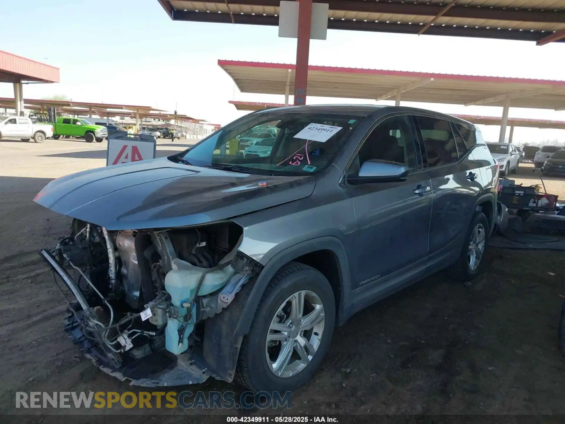 2 Photograph of a damaged car 3GKALMEV2KL272874 GMC TERRAIN 2019