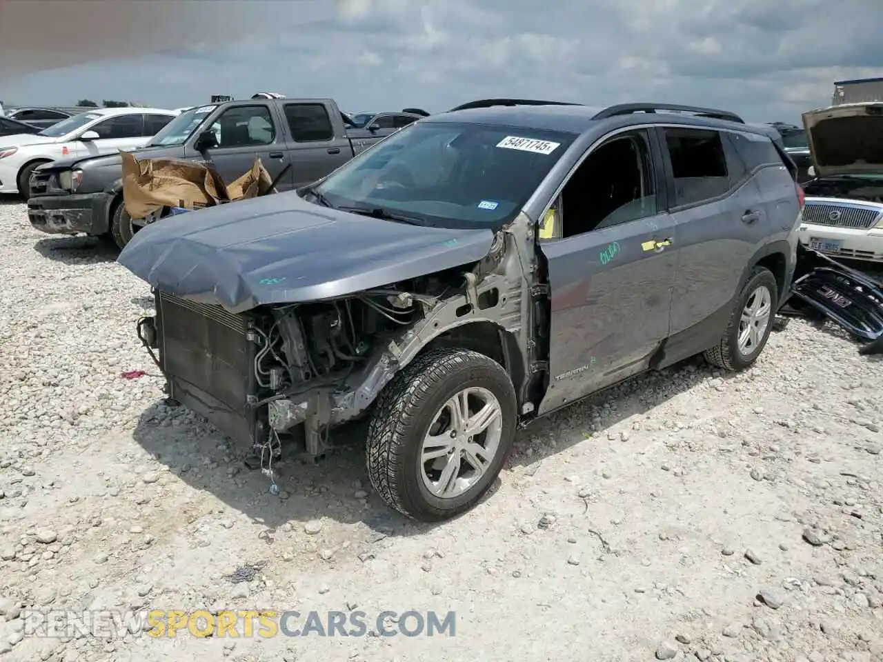 1 Photograph of a damaged car 3GKALMEV3KL154073 GMC TERRAIN 2019