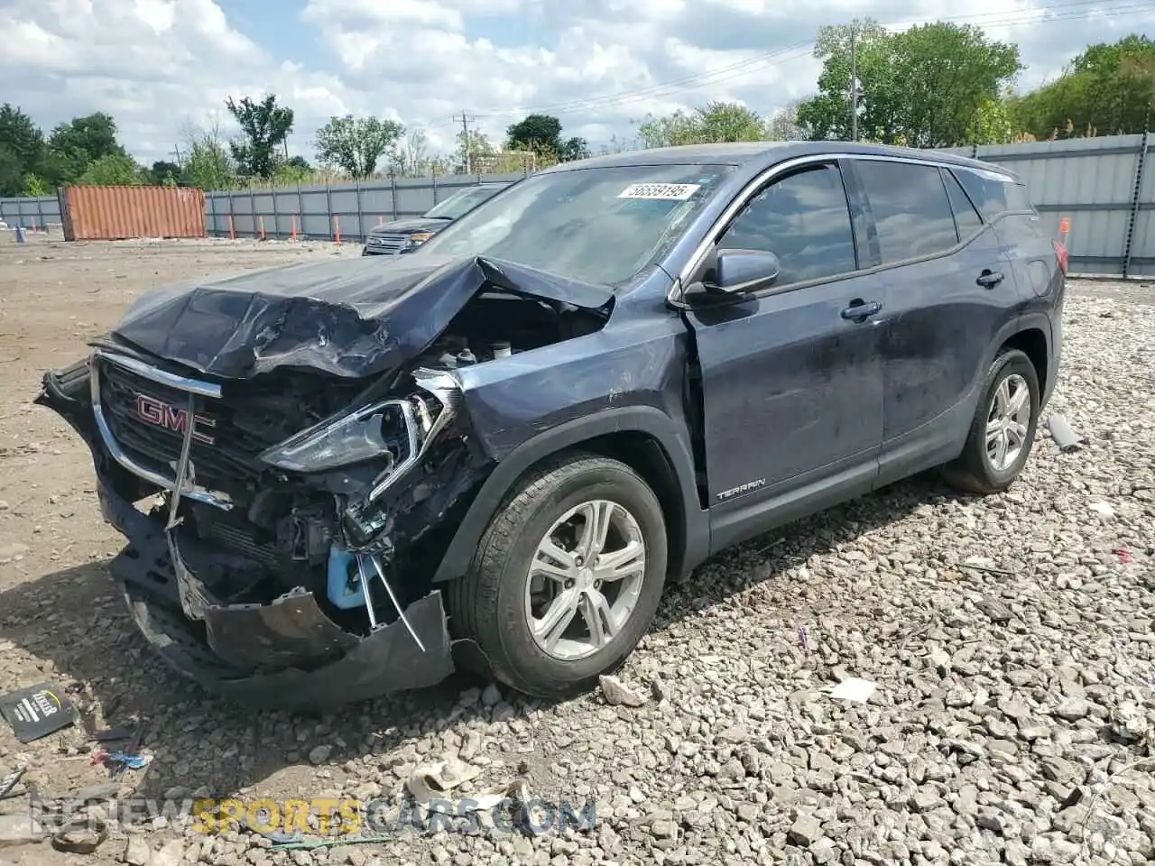 1 Photograph of a damaged car 3GKALMEV5KL160974 GMC TERRAIN 2019