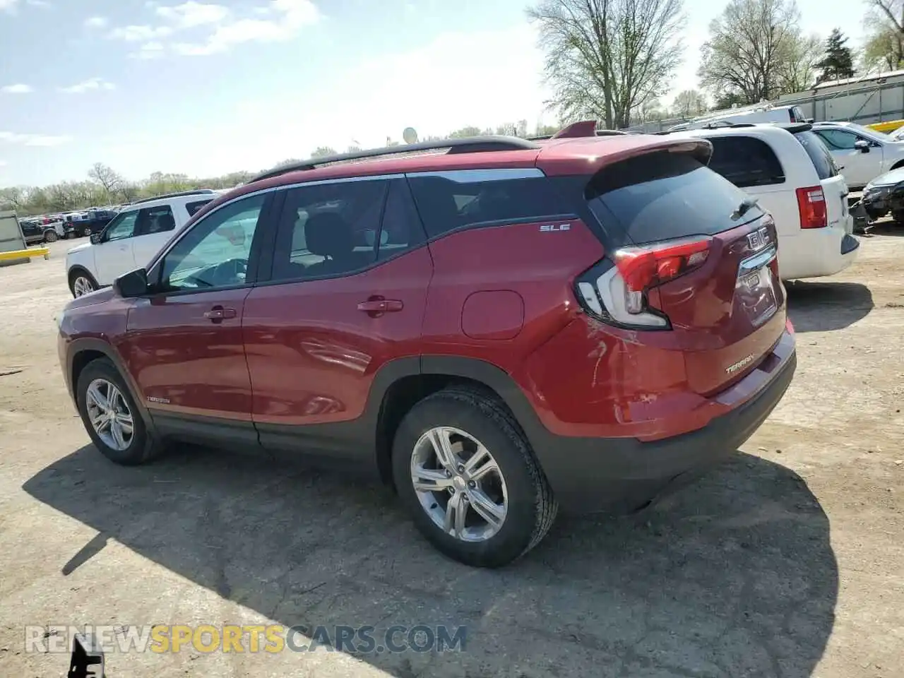 2 fotografías del automóvil dañado 3GKALMEV6KL155136 GMC TERRAIN 2019