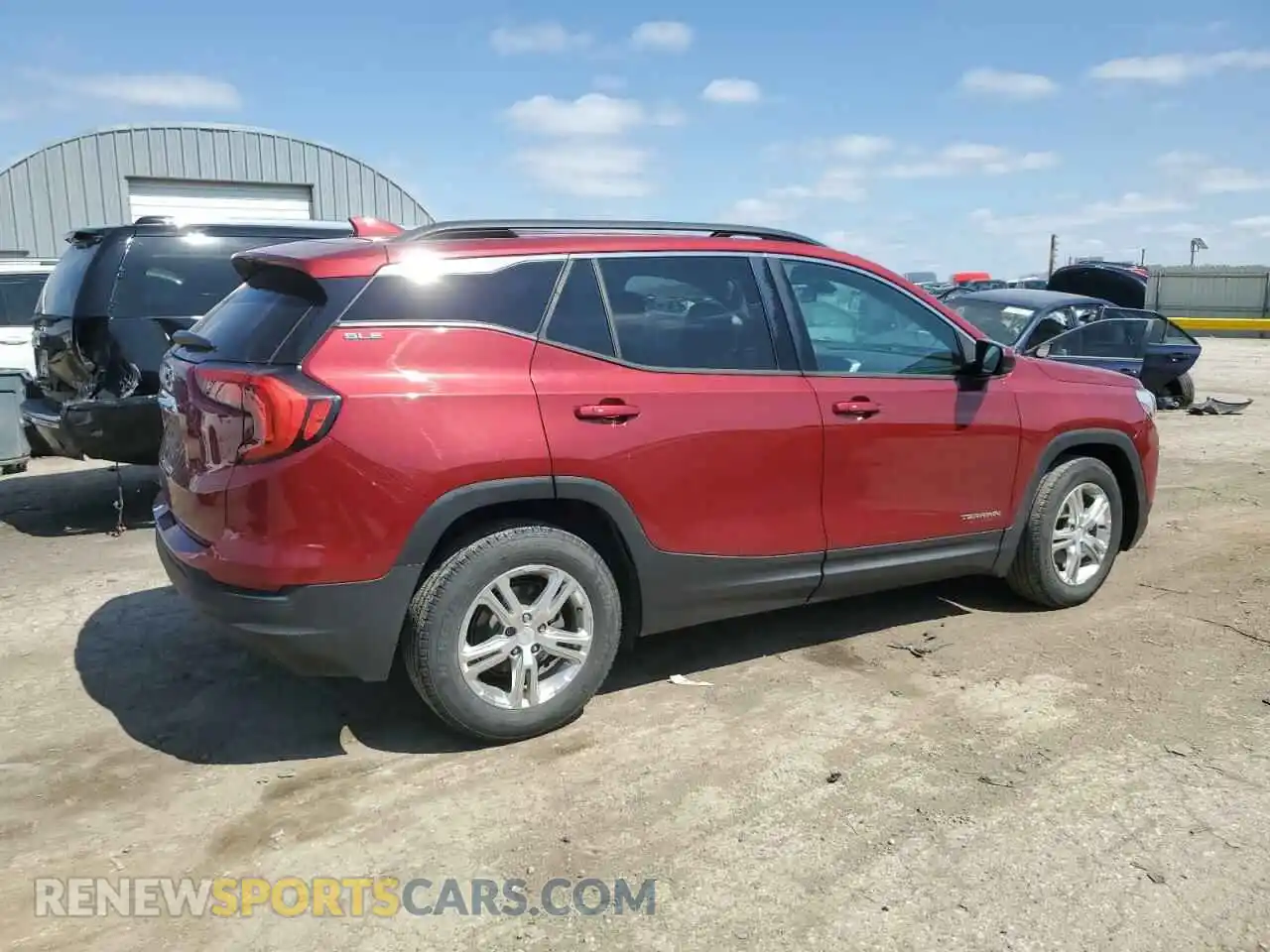 3 fotografías del automóvil dañado 3GKALMEV6KL155136 GMC TERRAIN 2019