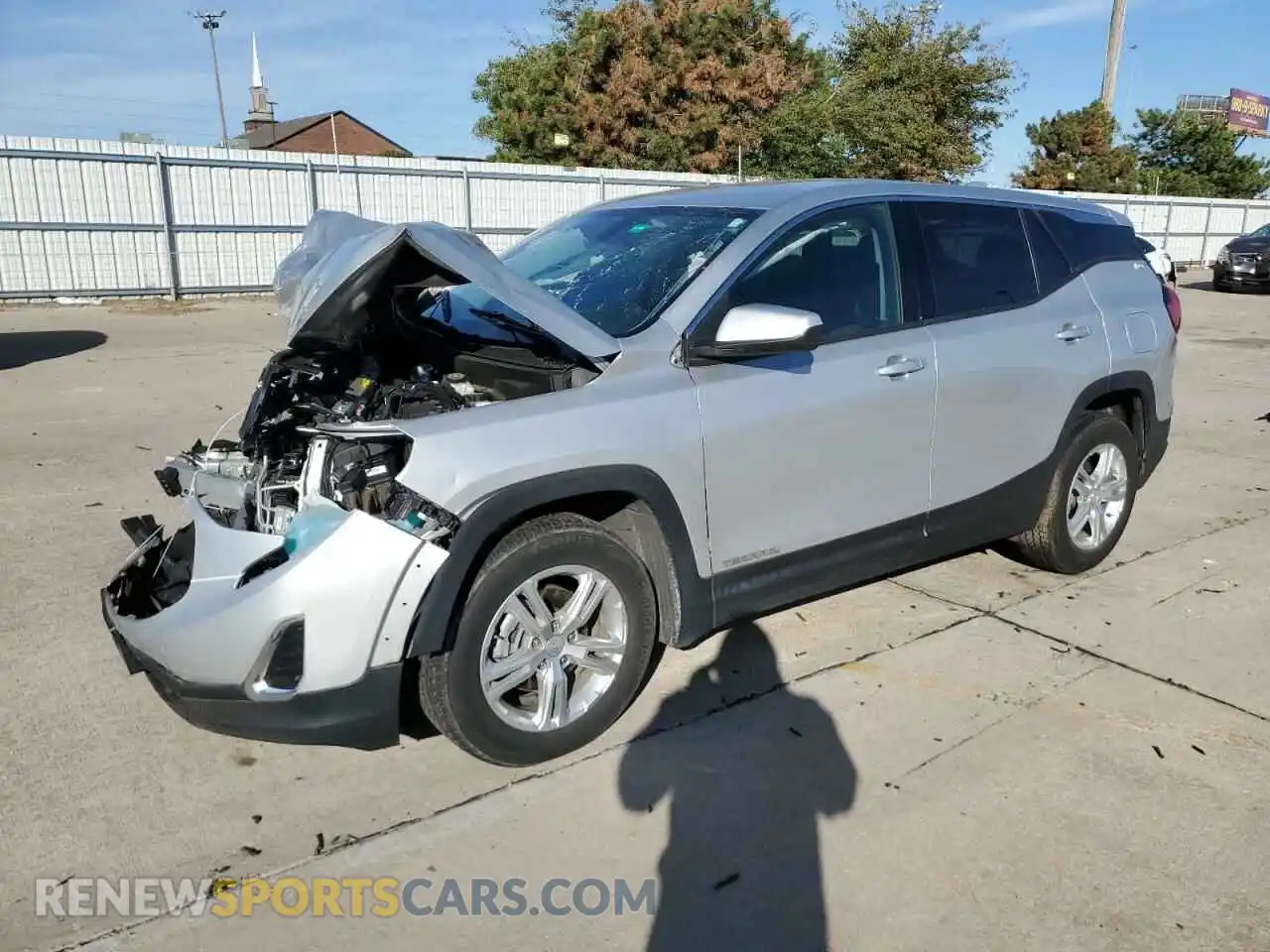 1 Photograph of a damaged car 3GKALMEV6KL193904 GMC TERRAIN 2019