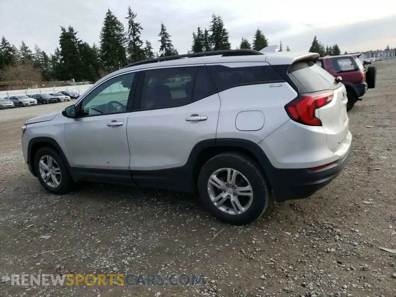 2 fotografías del automóvil dañado 3GKALMEV6KL250523 GMC TERRAIN 2019