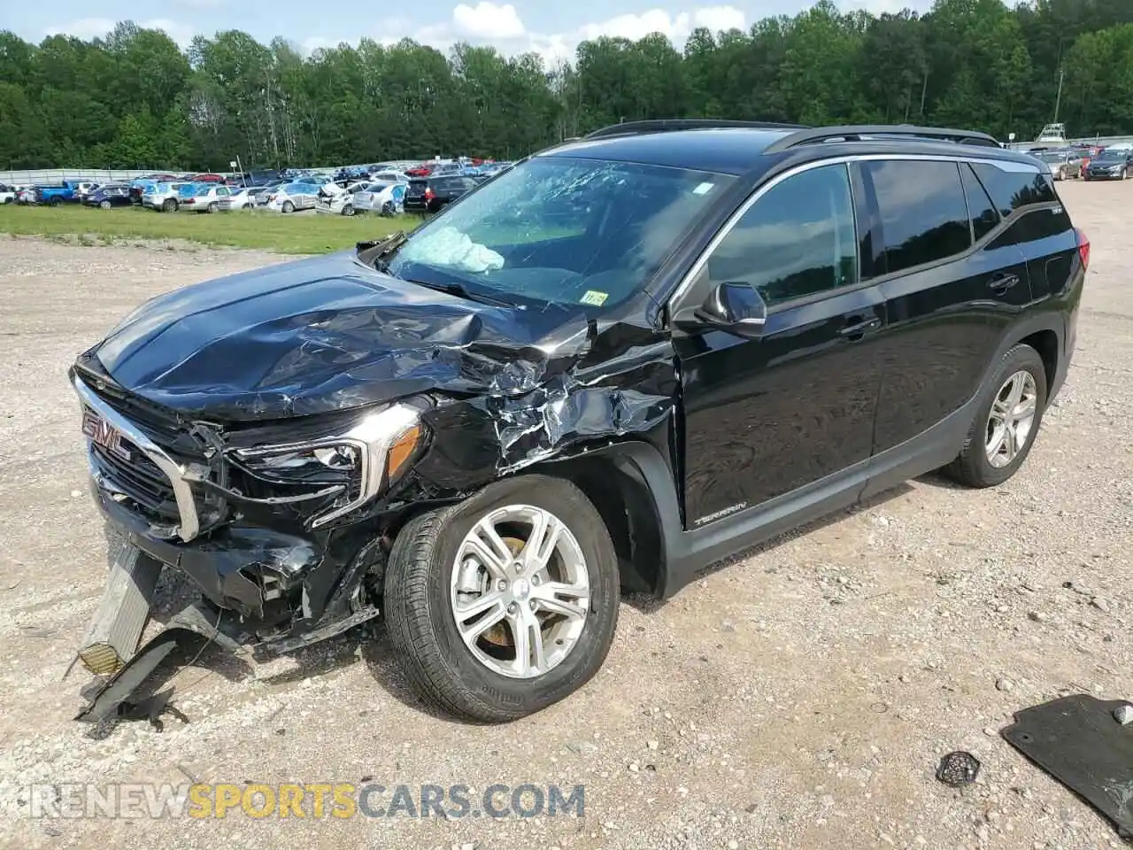1 Photograph of a damaged car 3GKALMEV6KL327343 GMC TERRAIN 2019