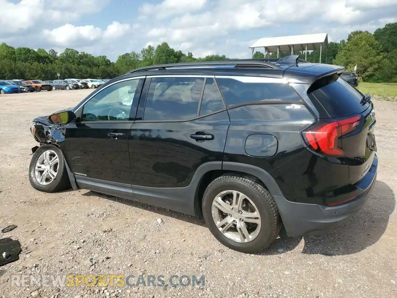 2 Photograph of a damaged car 3GKALMEV6KL327343 GMC TERRAIN 2019