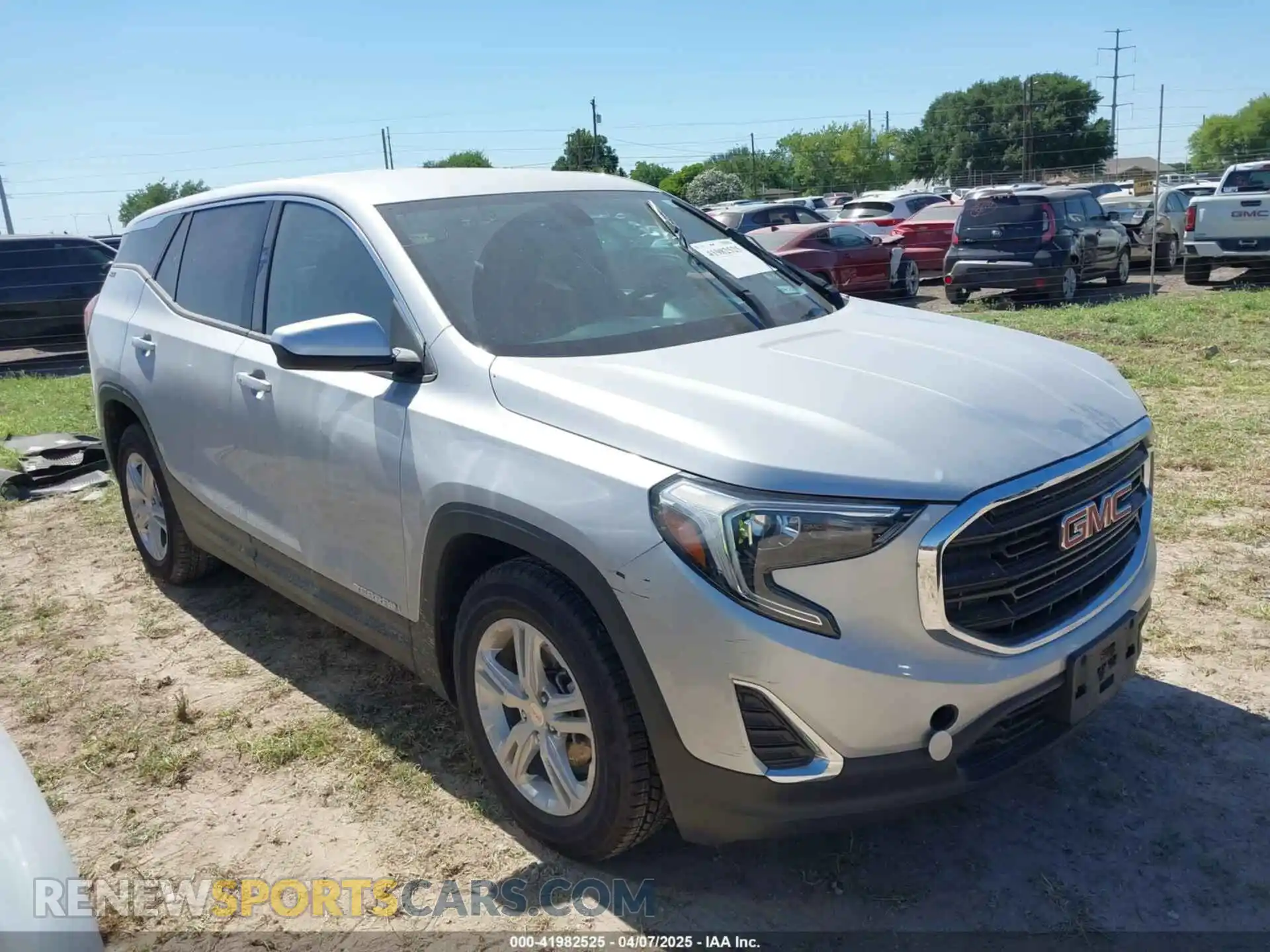 1 Photograph of a damaged car 3GKALMEV7KL147627 GMC TERRAIN 2019