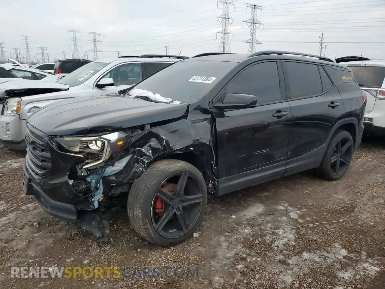 1 Photograph of a damaged car 3GKALMEV9KL106478 GMC TERRAIN 2019