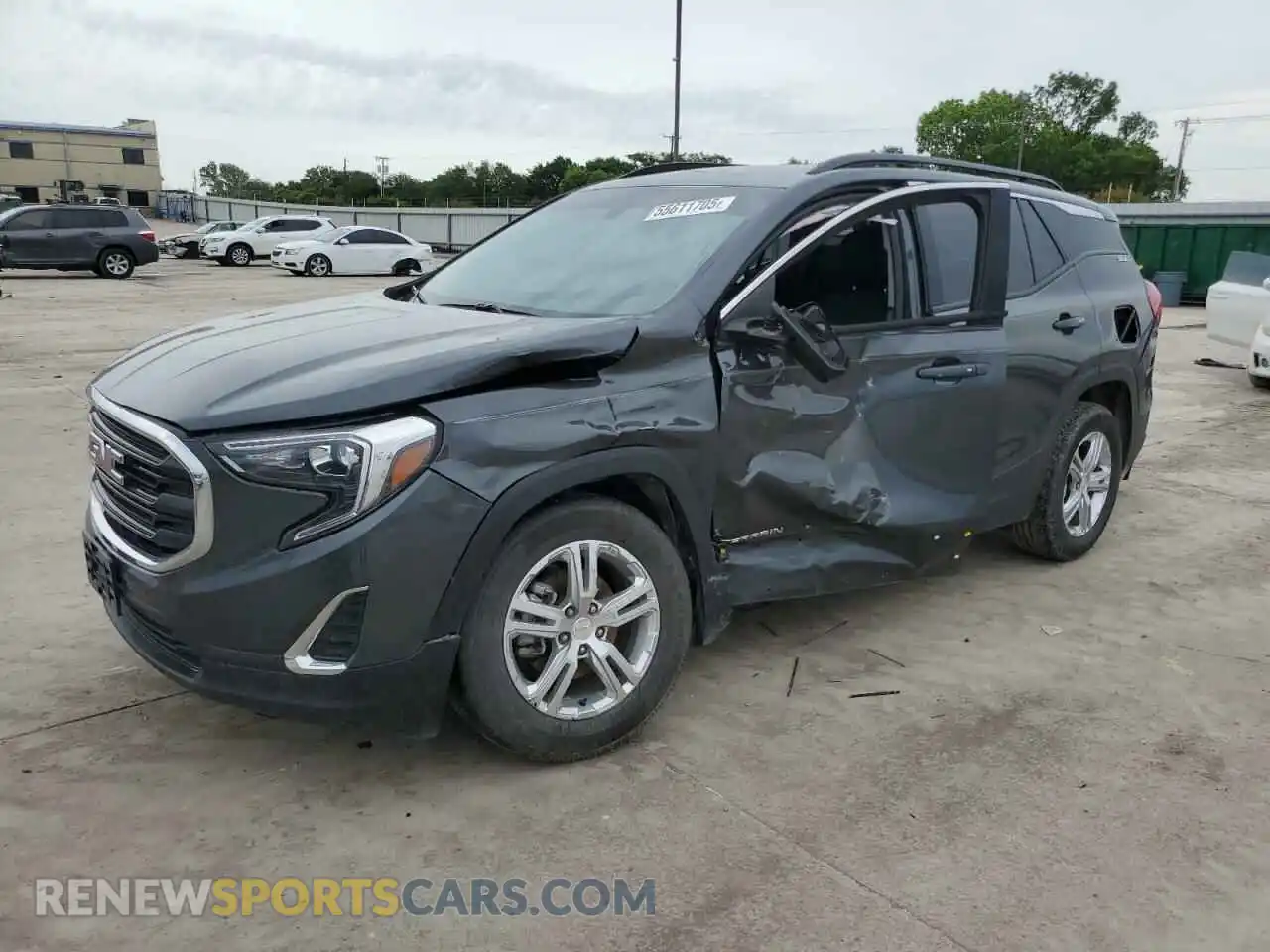1 Photograph of a damaged car 3GKALMEV9KL111969 GMC TERRAIN 2019
