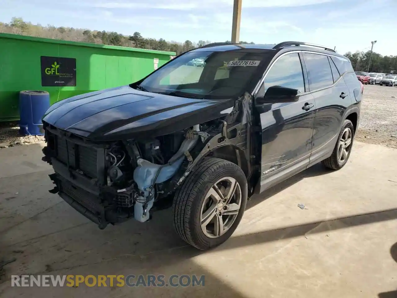 1 Photograph of a damaged car 3GKALMEX5KL366104 GMC TERRAIN 2019
