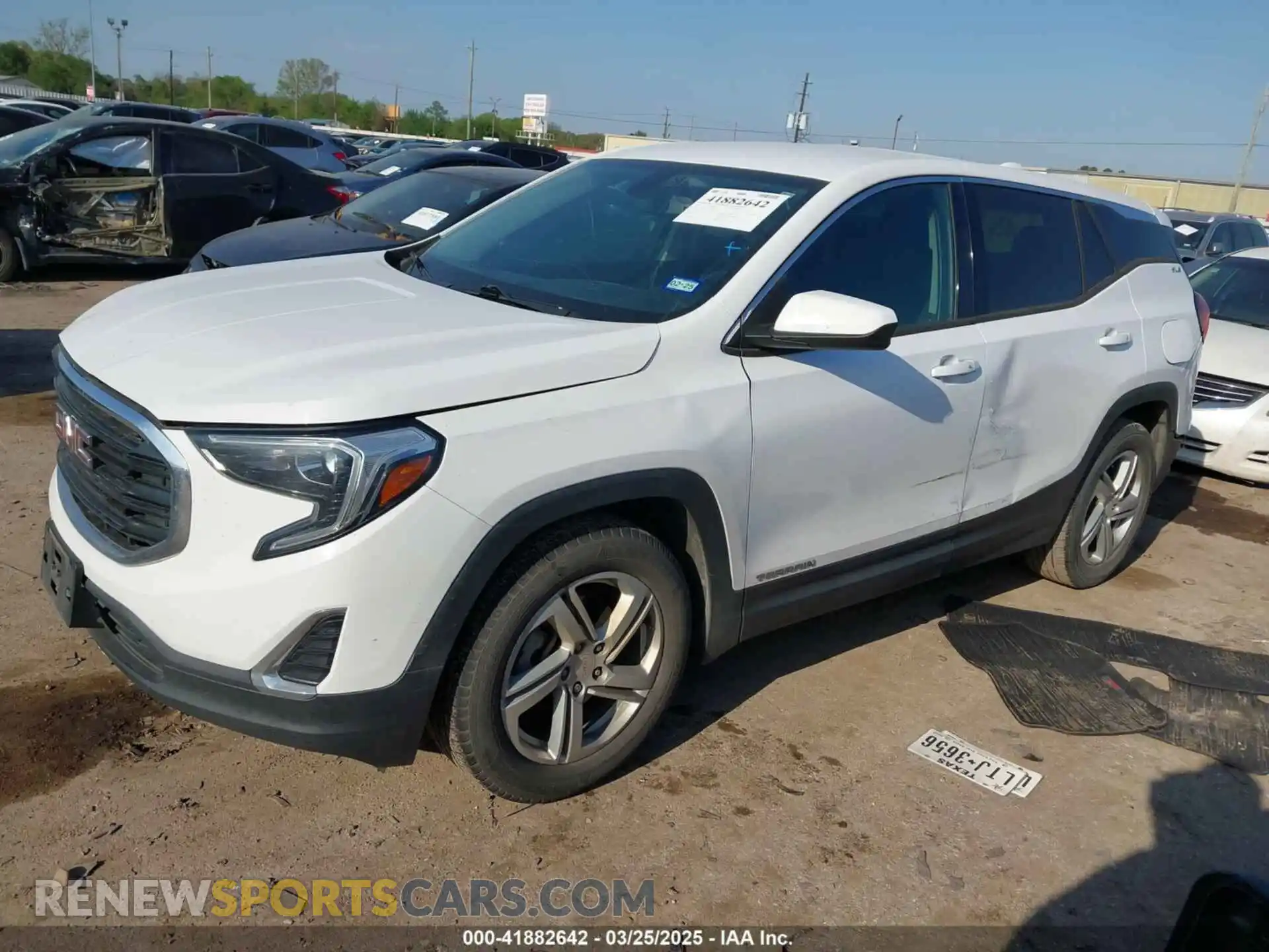 2 Photograph of a damaged car 3GKALMEX6KL102938 GMC TERRAIN 2019
