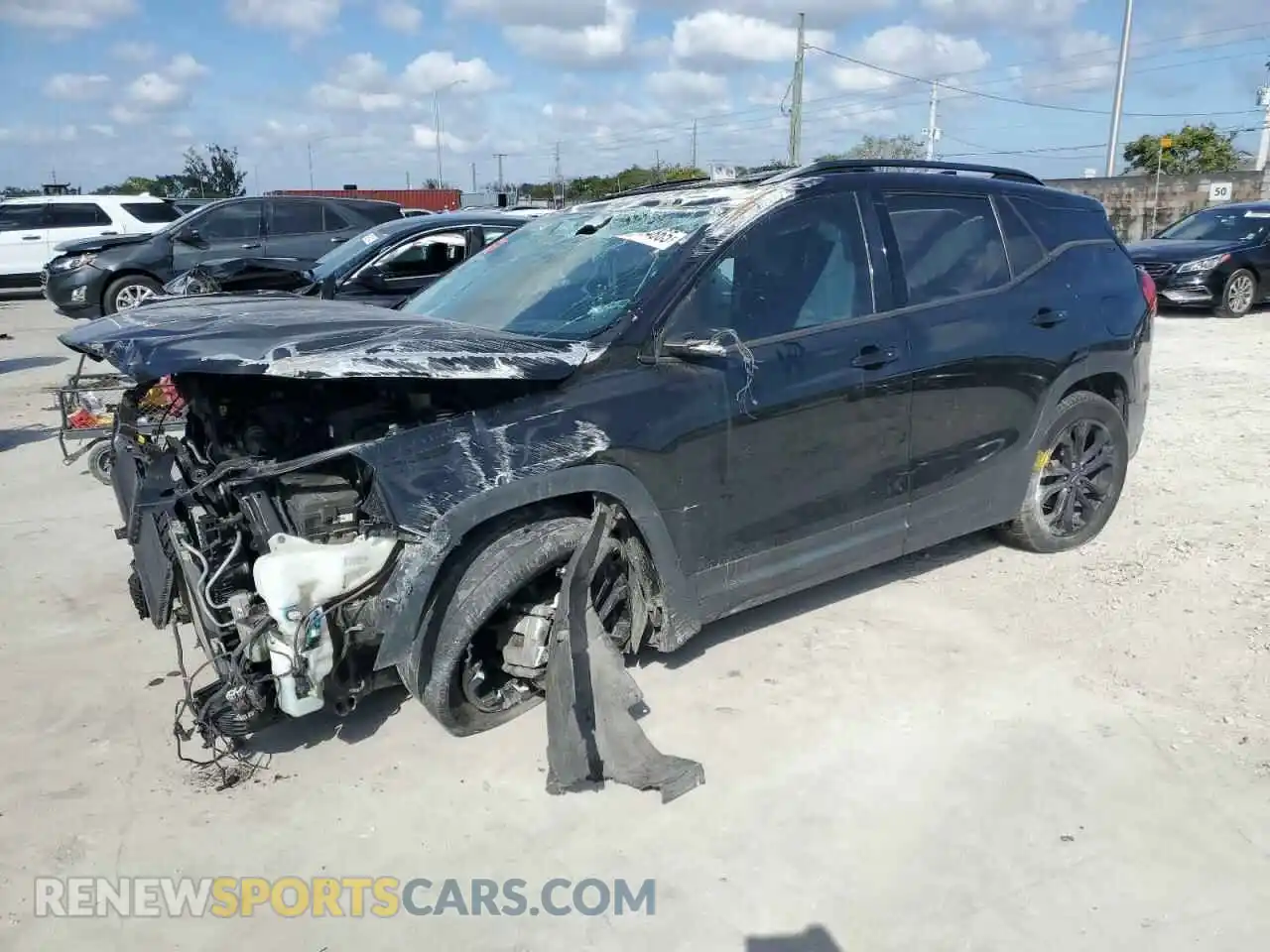 1 Photograph of a damaged car 3GKALPEV5KL122811 GMC TERRAIN 2019
