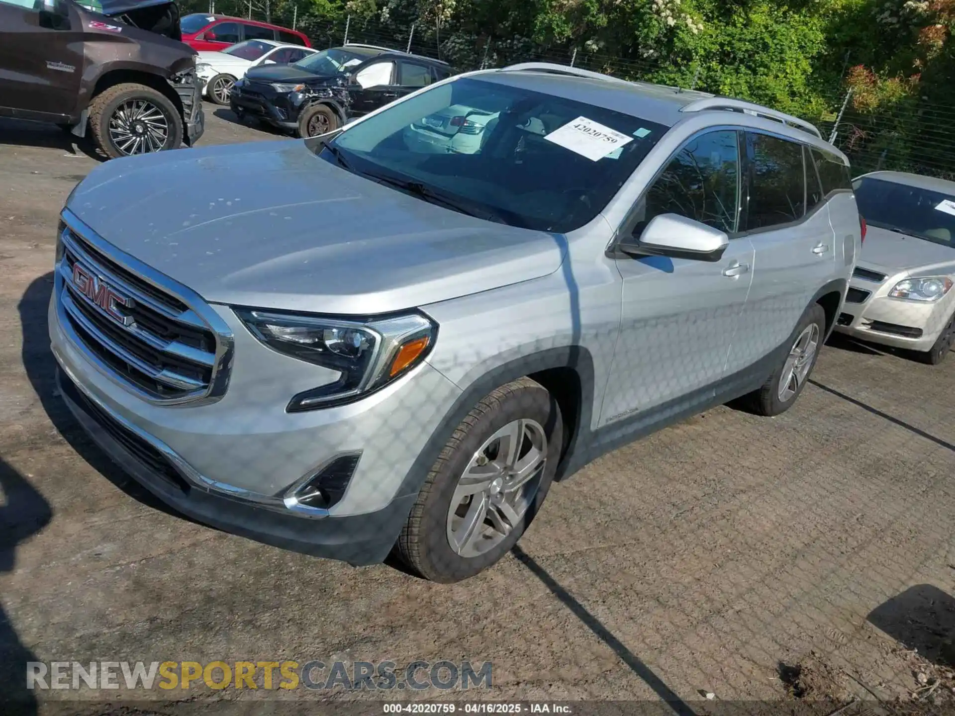 2 Photograph of a damaged car 3GKALPEV6KL361803 GMC TERRAIN 2019