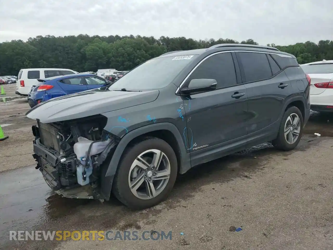 1 Photograph of a damaged car 3GKALPEV9KL344641 GMC TERRAIN 2019