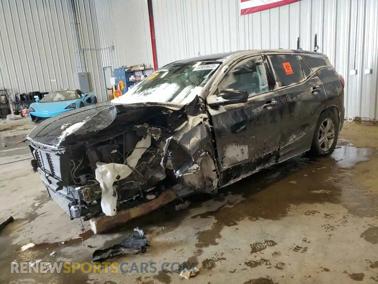 1 Photograph of a damaged car 3GKALTEV2KL122144 GMC TERRAIN 2019