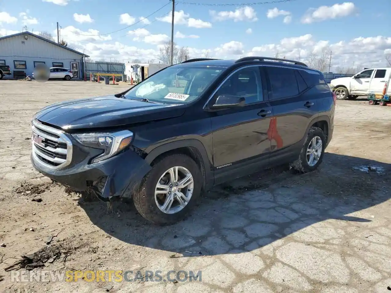 1 Photograph of a damaged car 3GKALTEV2KL176883 GMC TERRAIN 2019