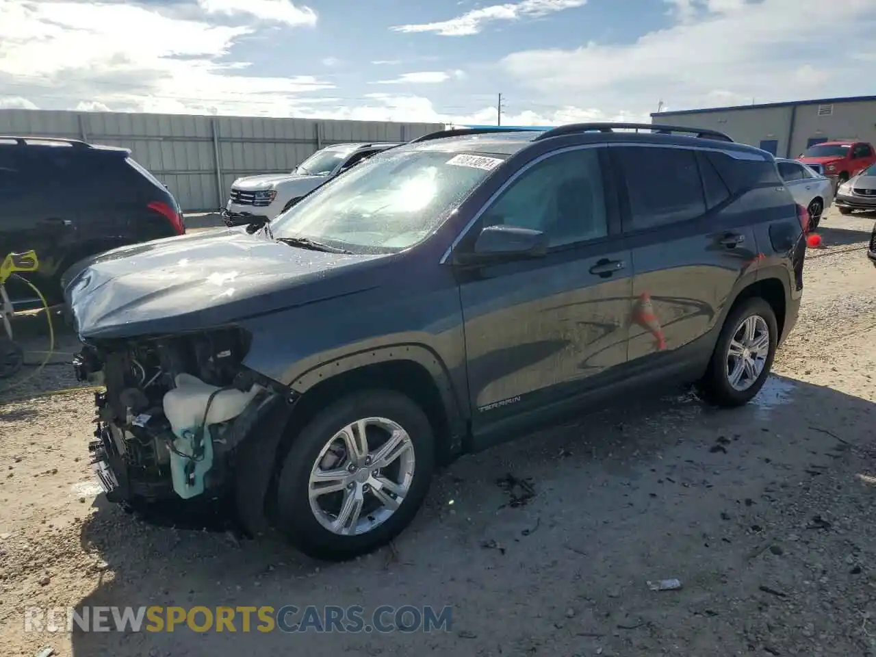 1 Photograph of a damaged car 3GKALTEV4KL327853 GMC TERRAIN 2019