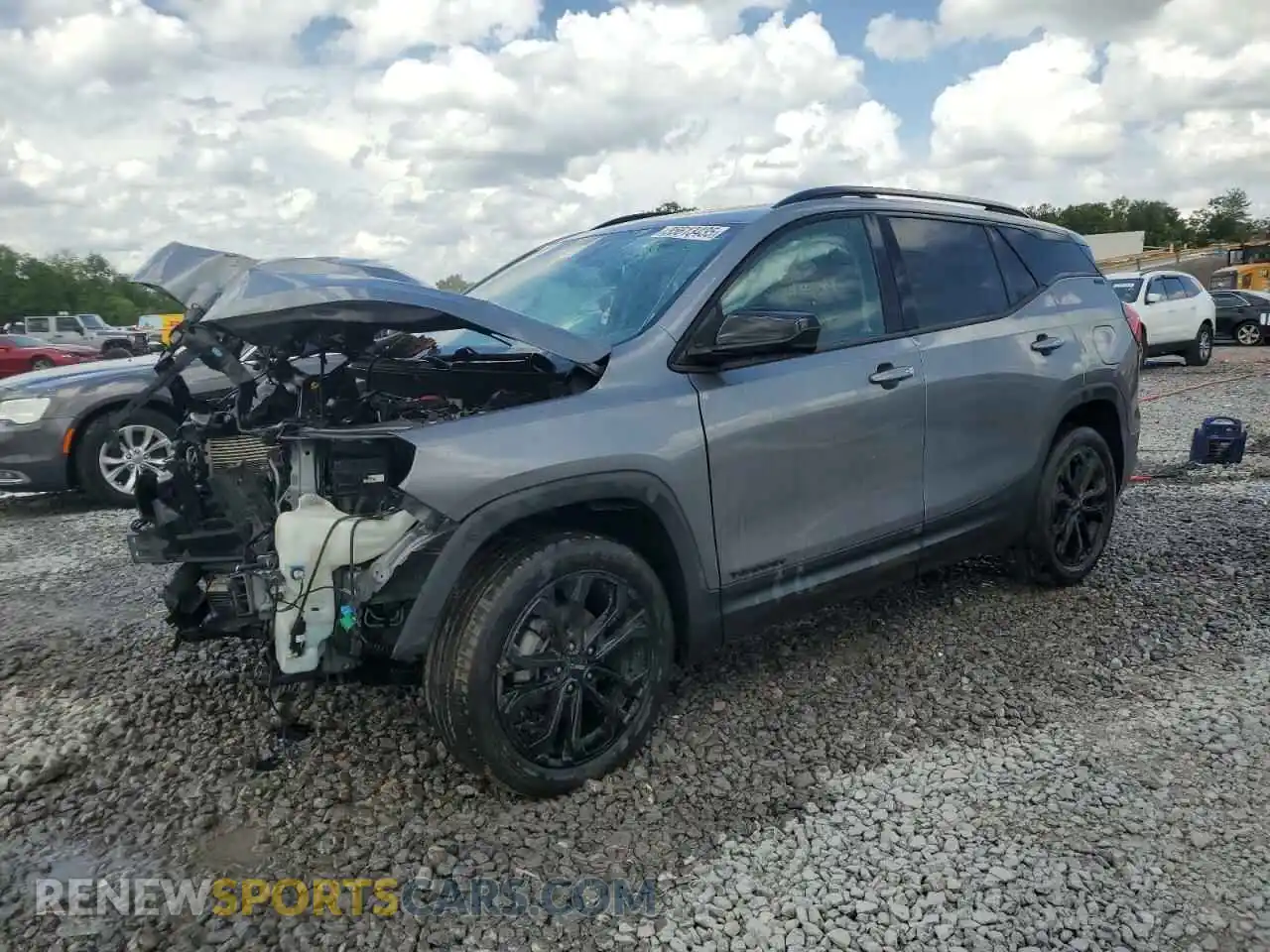 1 Photograph of a damaged car 3GKALTEV7KL177723 GMC TERRAIN 2019