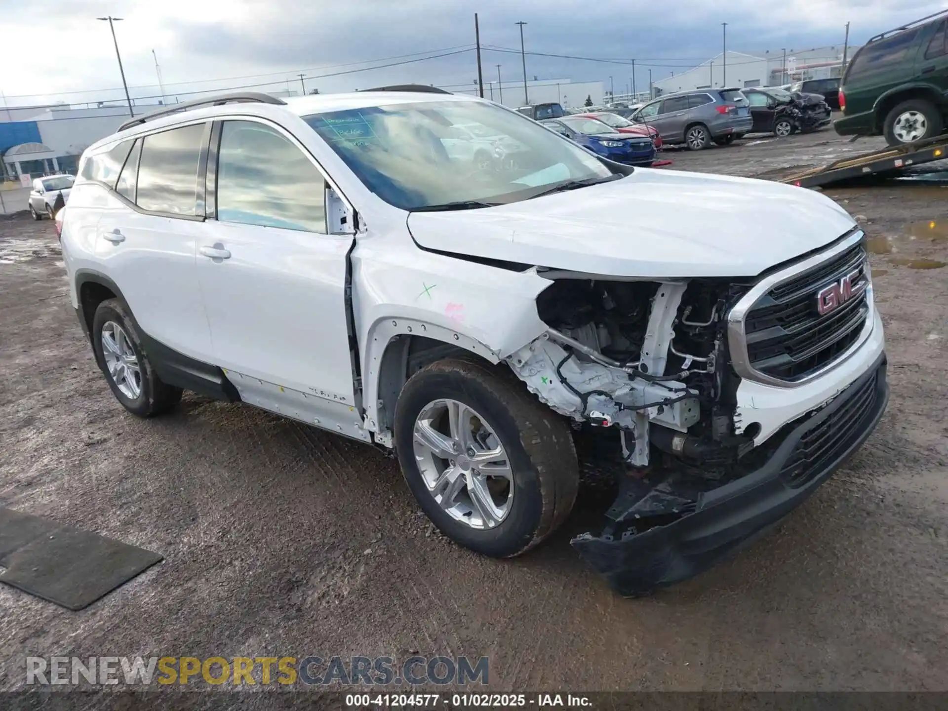 1 Photograph of a damaged car 3GKALTEV7KL395595 GMC TERRAIN 2019