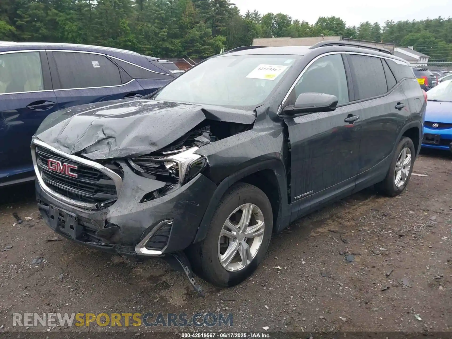2 Photograph of a damaged car 3GKALTEV8KL378689 GMC TERRAIN 2019