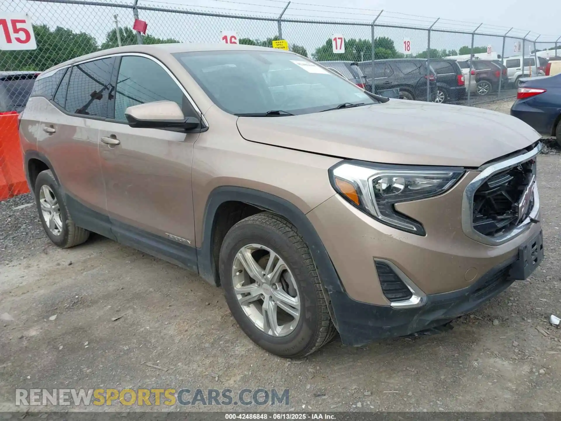 1 Photograph of a damaged car 3GKALTEV9KL103249 GMC TERRAIN 2019