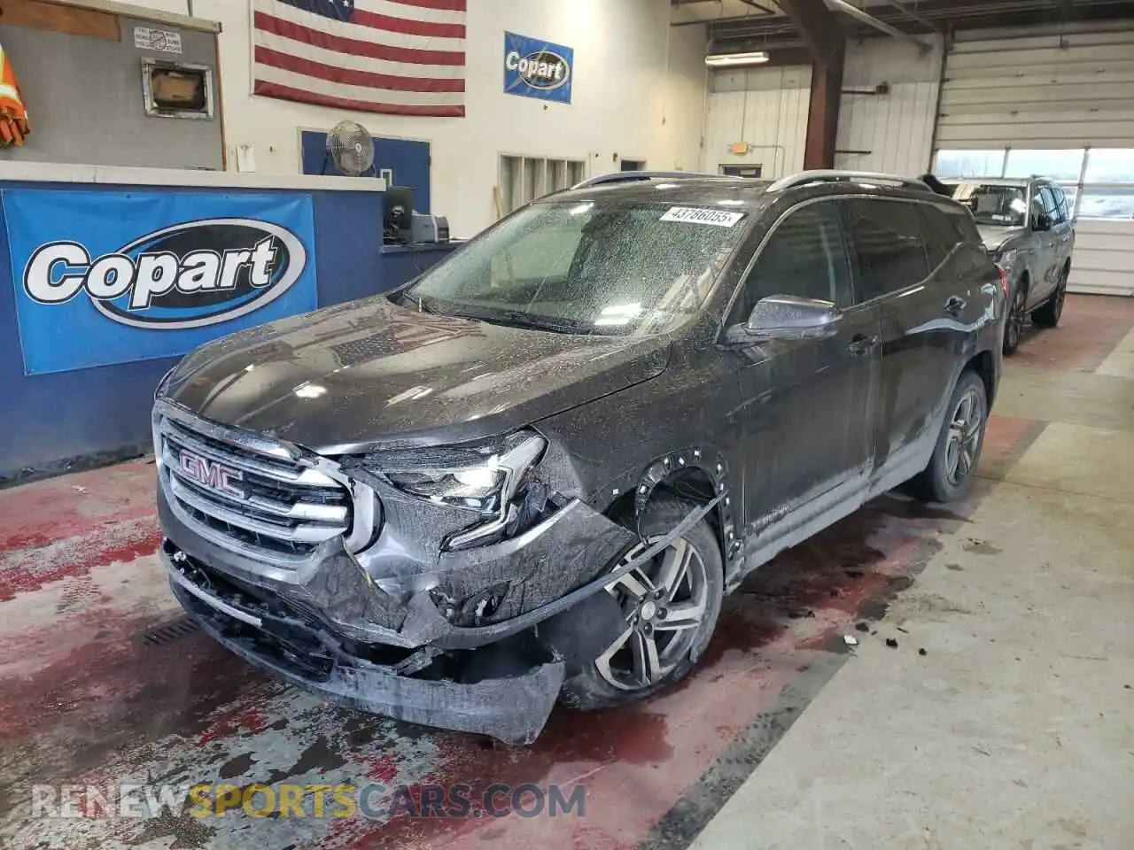 1 Photograph of a damaged car 3GKALVEV1KL157950 GMC TERRAIN 2019