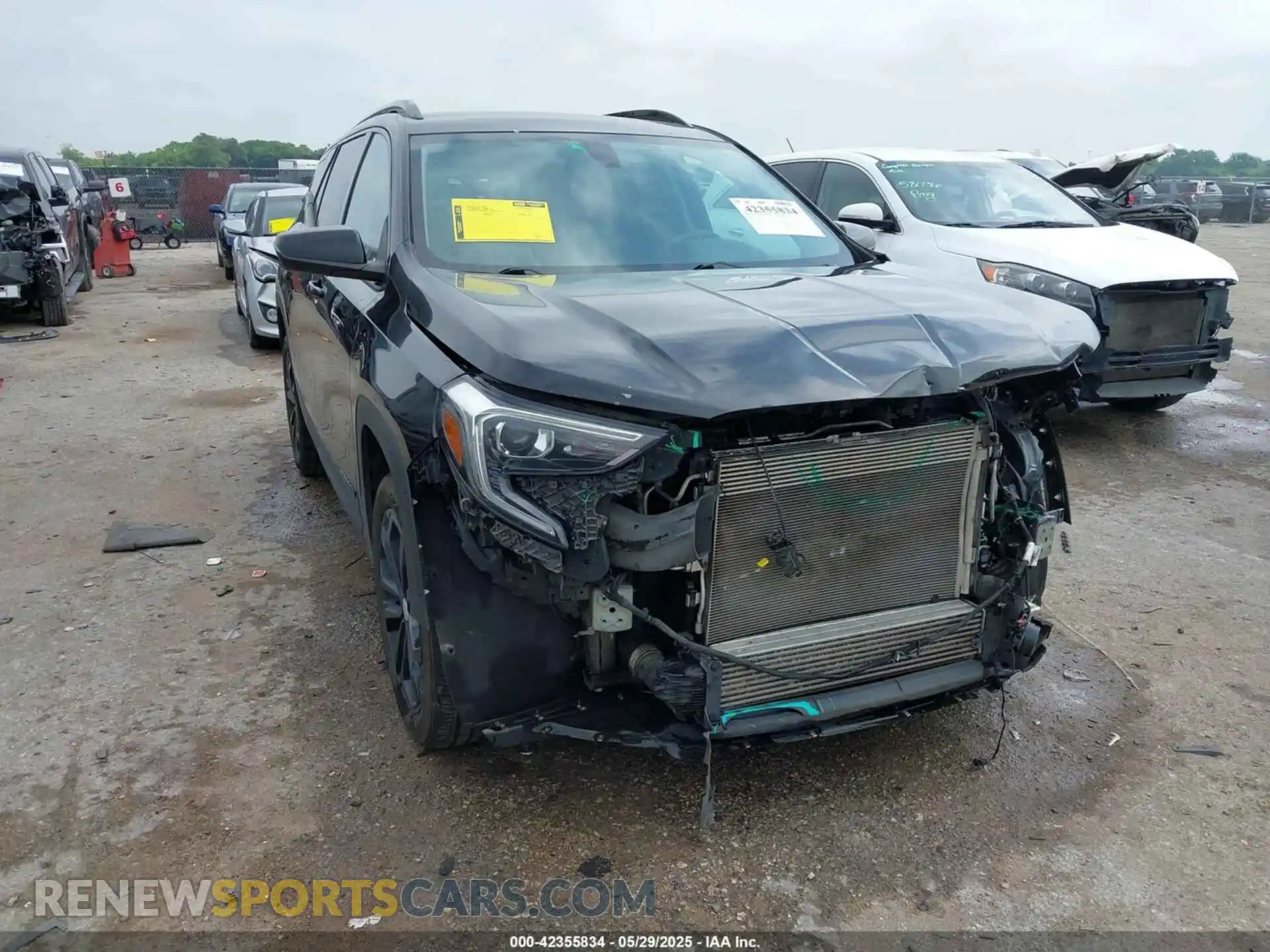 1 Photograph of a damaged car 3GKALVEV4KL363408 GMC TERRAIN 2019