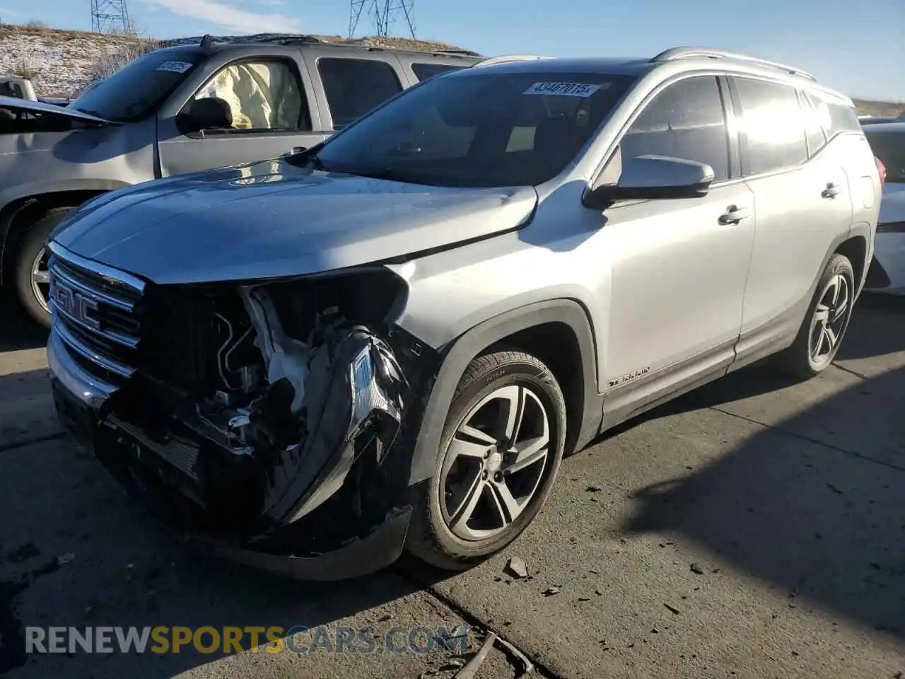 1 Photograph of a damaged car 3GKALVEV5KL233749 GMC TERRAIN 2019