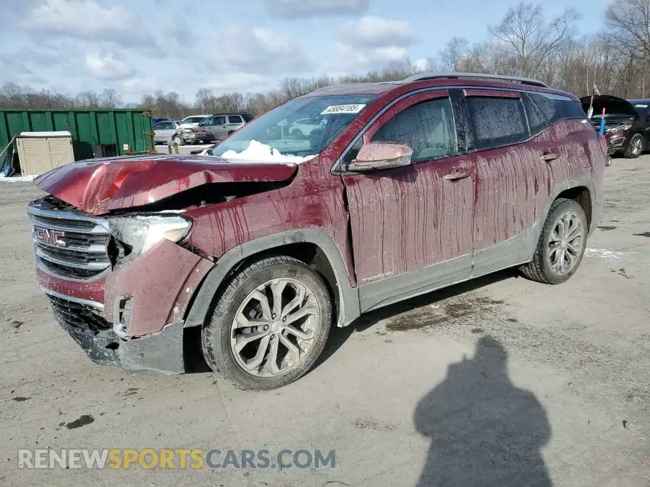 1 Photograph of a damaged car 3GKALVEV6KL109571 GMC TERRAIN 2019
