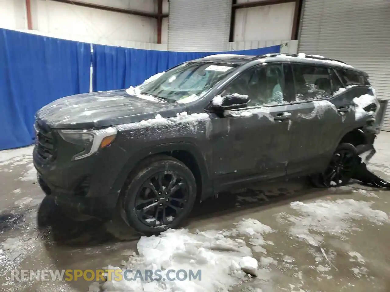 1 Photograph of a damaged car 3GKALVEV7KL185428 GMC TERRAIN 2019