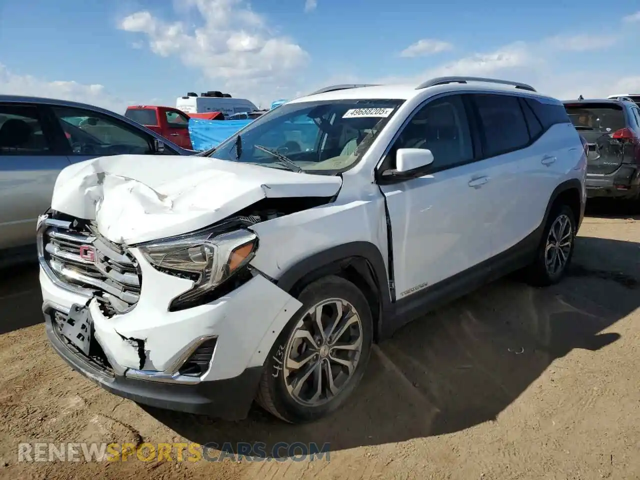 1 Photograph of a damaged car 3GKALVEX4KL275802 GMC TERRAIN 2019